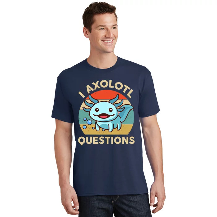 I Axolotl Questions Salamander Plush Axolotl T-Shirt