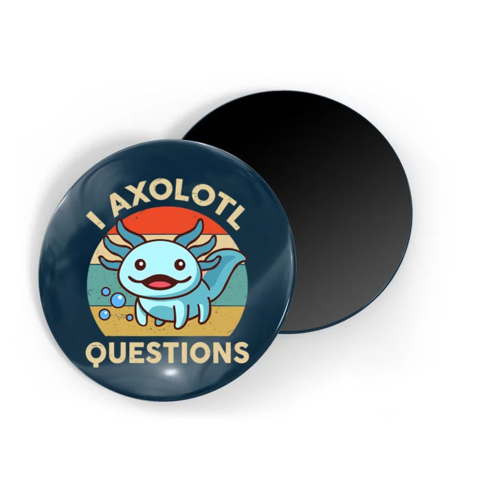 I Axolotl Questions Salamander Plush Axolotl Magnet