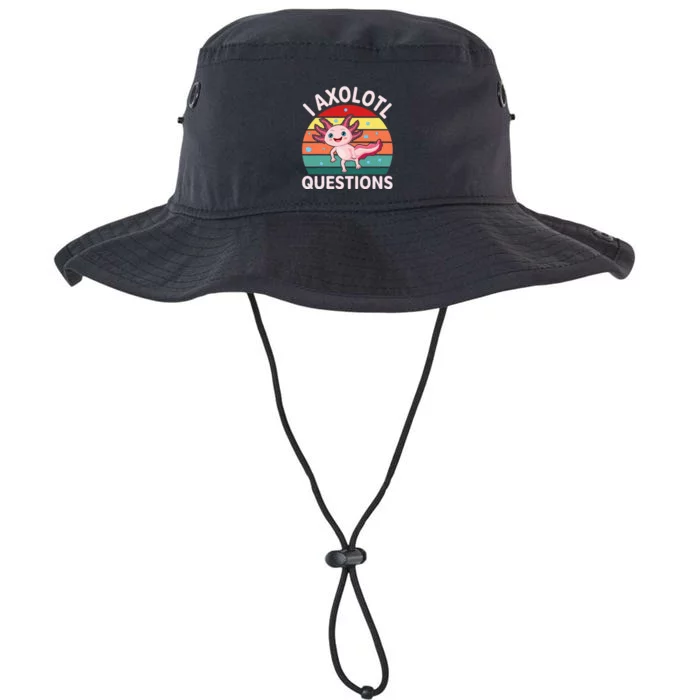 I Axolotl Questions Cute Axolotl Legacy Cool Fit Booney Bucket Hat