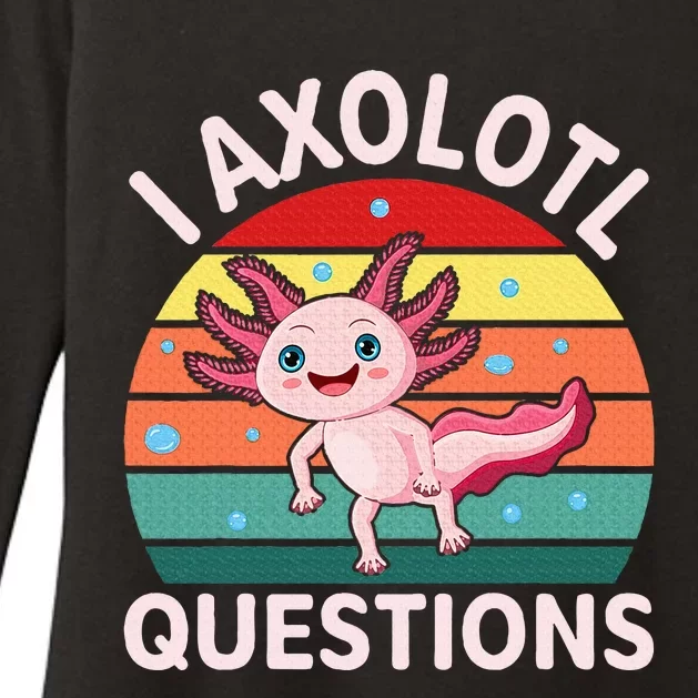 I Axolotl Questions Cute Axolotl Womens CVC Long Sleeve Shirt