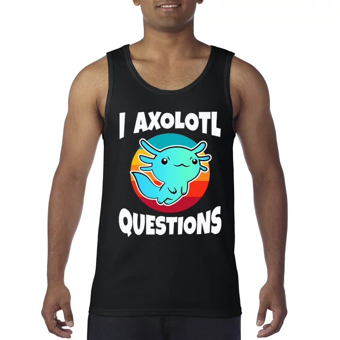 I Axolotl Questions Vintage Tank Top