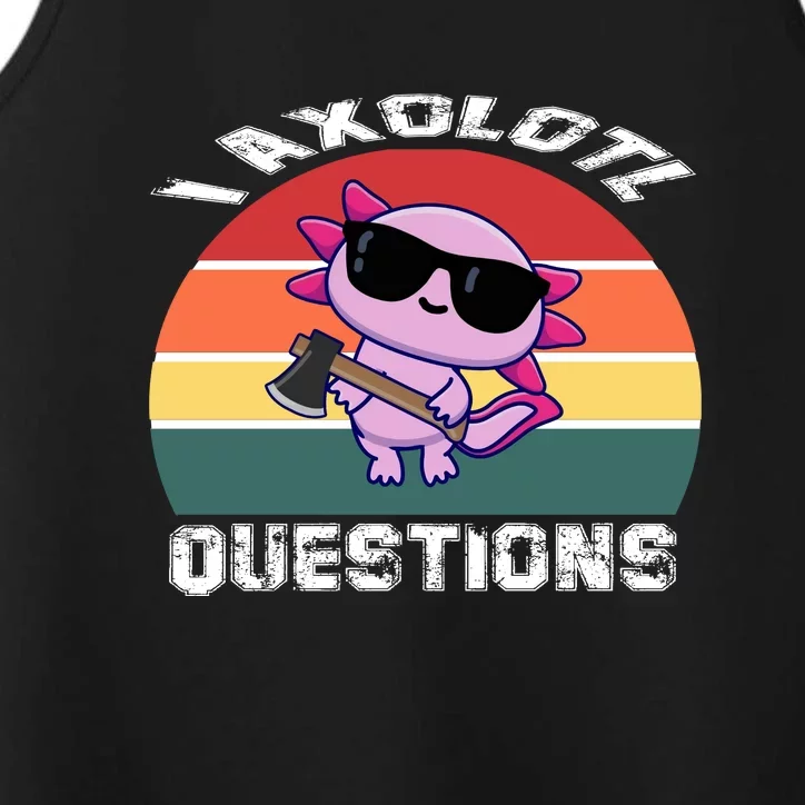 I Axolotl Questions Performance Tank