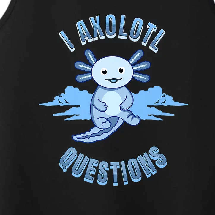 I Axolotl Questions Blue Axolotl Design Performance Tank