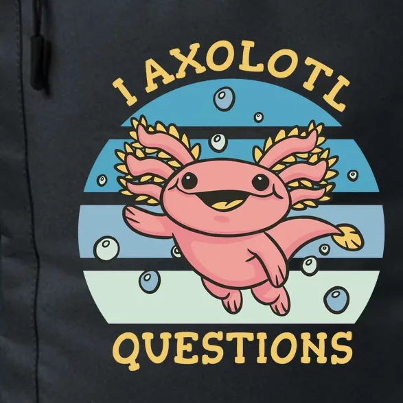 I Axolotl Questions Daily Commute Backpack