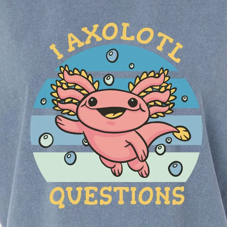 I Axolotl Questions Garment-Dyed Women's Muscle Tee