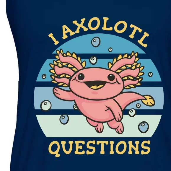 I Axolotl Questions Ladies Essential Flowy Tank