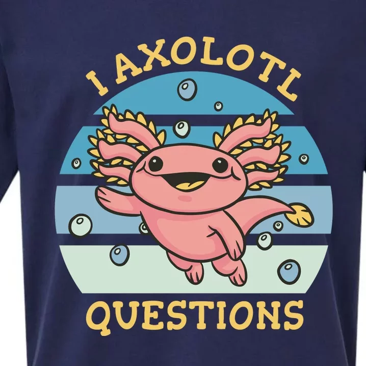 I Axolotl Questions Sueded Cloud Jersey T-Shirt