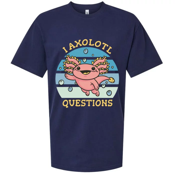 I Axolotl Questions Sueded Cloud Jersey T-Shirt