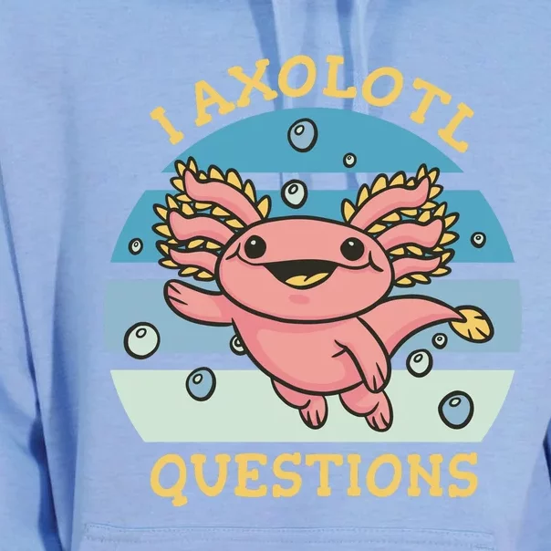 I Axolotl Questions Unisex Surf Hoodie