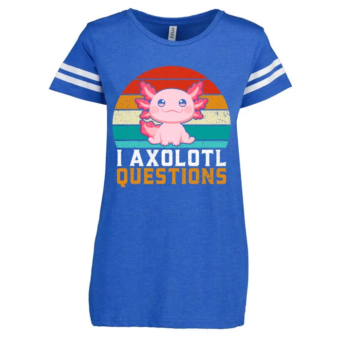 I Axolotl Questions Axolotl Lovers Gift Enza Ladies Jersey Football T-Shirt