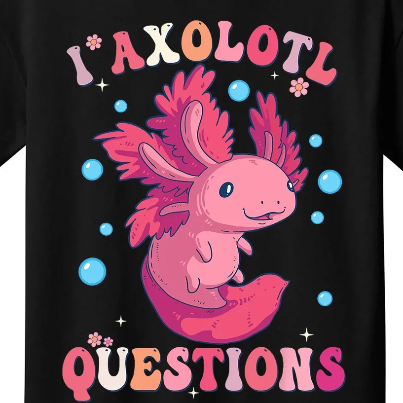 I Axolotl Questions Axolotl Womens Cute Axolotl Retro Kids T-Shirt