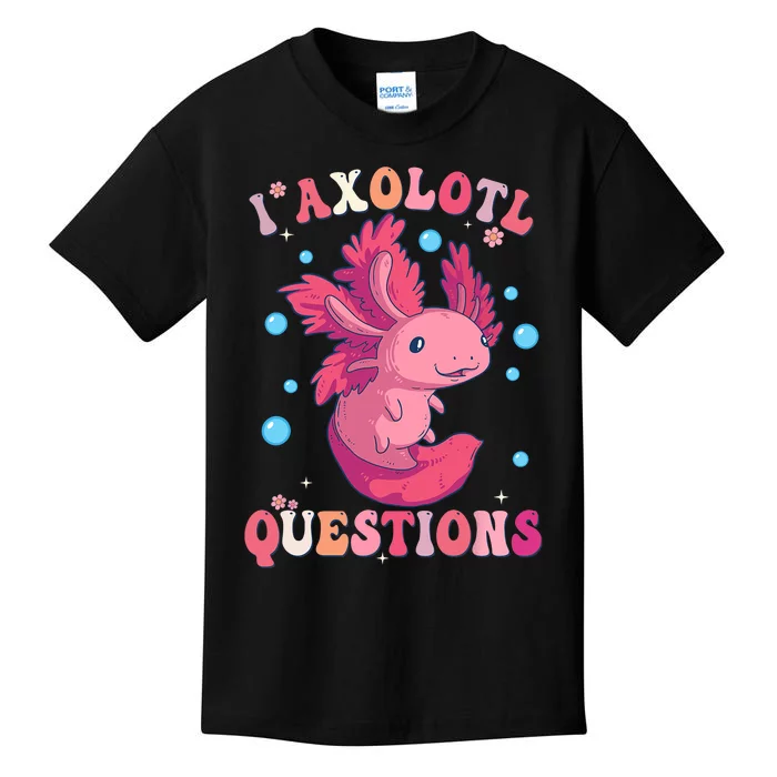 I Axolotl Questions Axolotl Womens Cute Axolotl Retro Kids T-Shirt