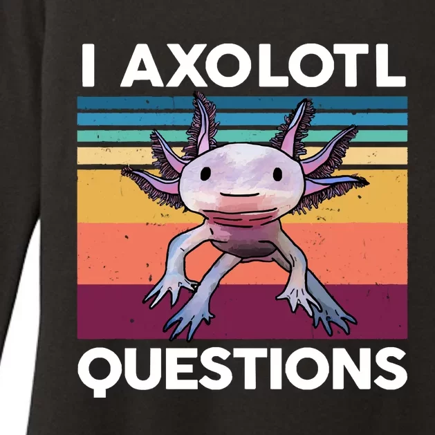 I Axolotl Questions Cute Axolotl Womens CVC Long Sleeve Shirt