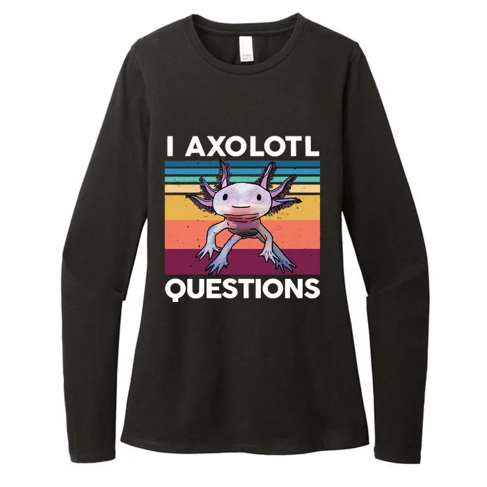 I Axolotl Questions Cute Axolotl Womens CVC Long Sleeve Shirt