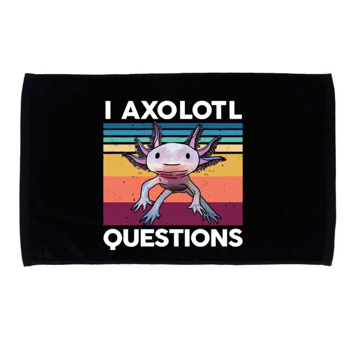 I Axolotl Questions Cute Axolotl Microfiber Hand Towel