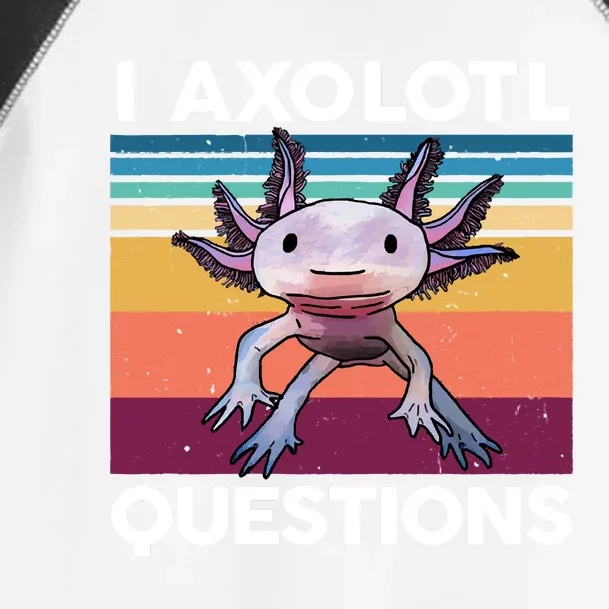 I Axolotl Questions Cute Axolotl Toddler Fine Jersey T-Shirt