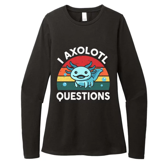 I Axolotl Questions Cute Axolotl Womens CVC Long Sleeve Shirt