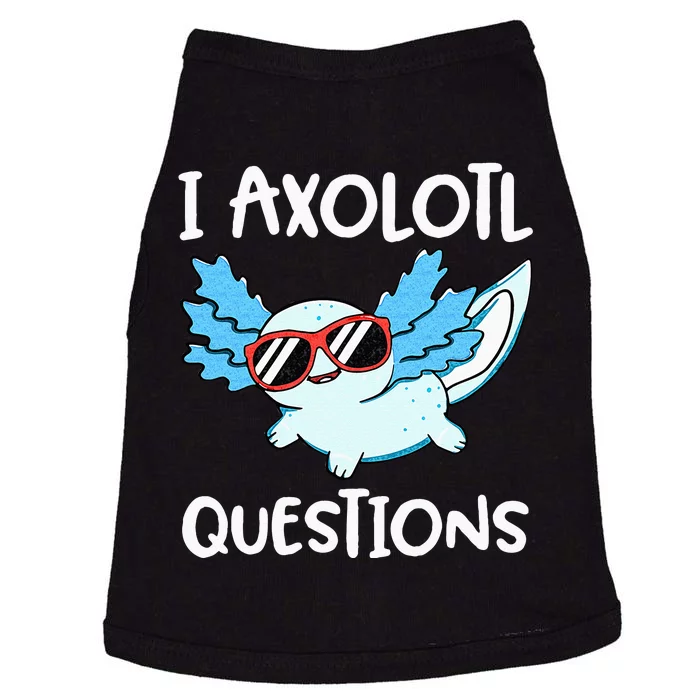 I Axolotl Questions Cute Kawaii Axolotl Anime Girls Doggie Tank