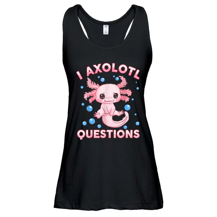 I Axolotl Questions Cute Axolotl-Shirt Ladies Essential Flowy Tank