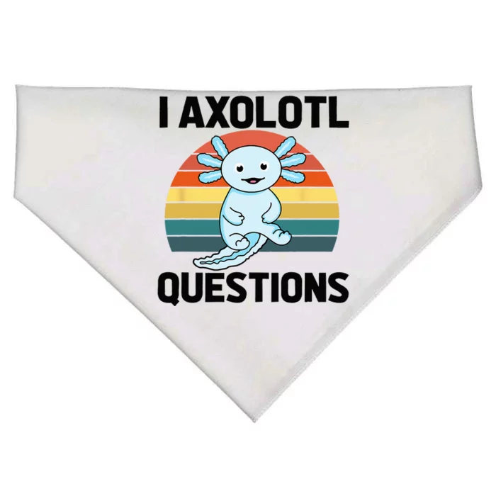 I Axolotl Questions USA-Made Doggie Bandana