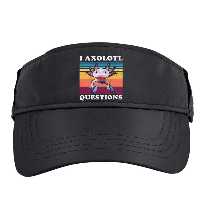 I Axolotl Questions Cute Axolotl Adult Drive Performance Visor