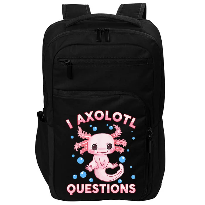 I Axolotl Questions Axolotl Impact Tech Backpack