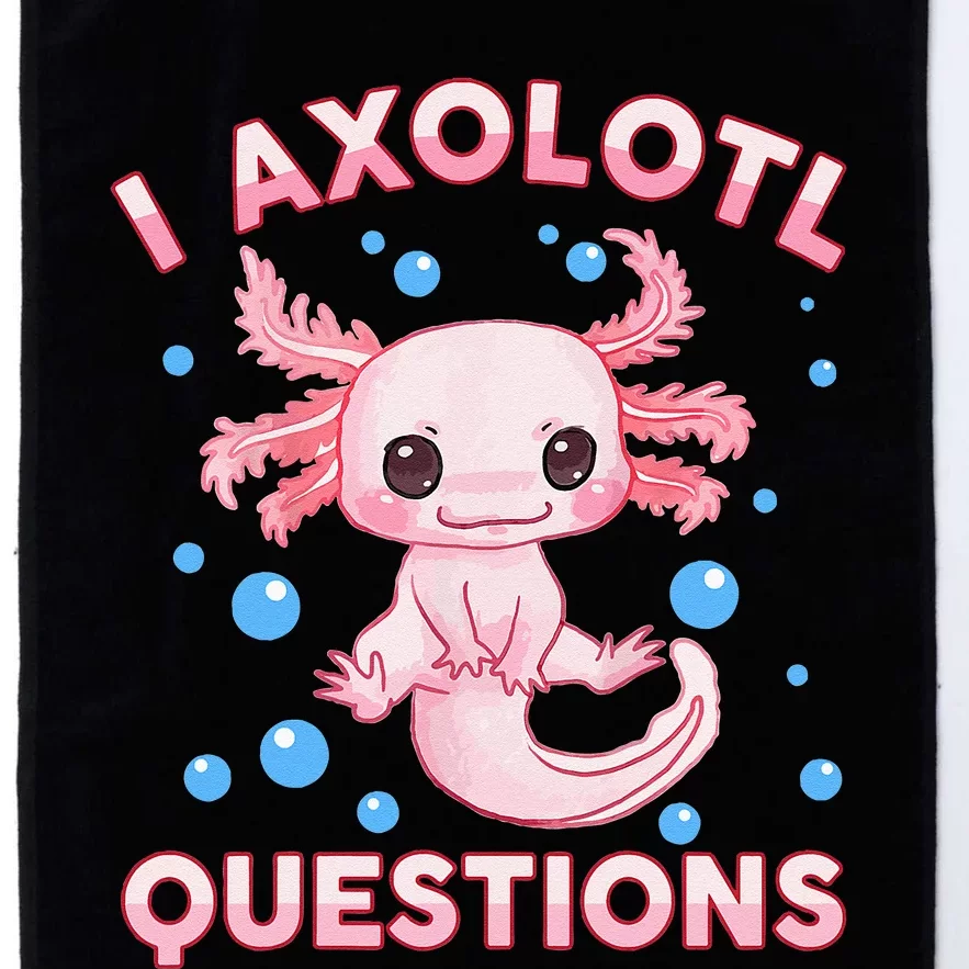 I Axolotl Questions Axolotl Platinum Collection Golf Towel