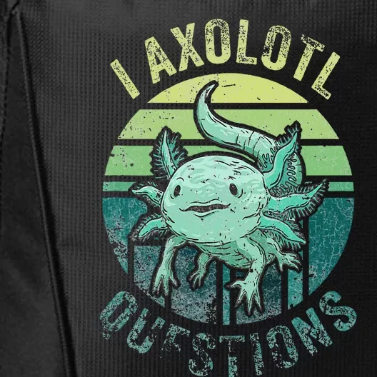 I Axolotl Questions City Backpack