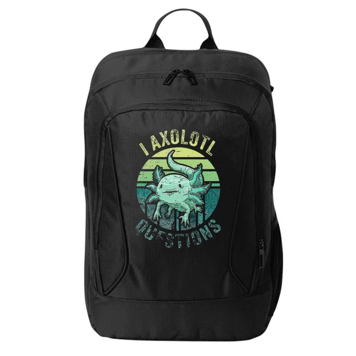 I Axolotl Questions City Backpack