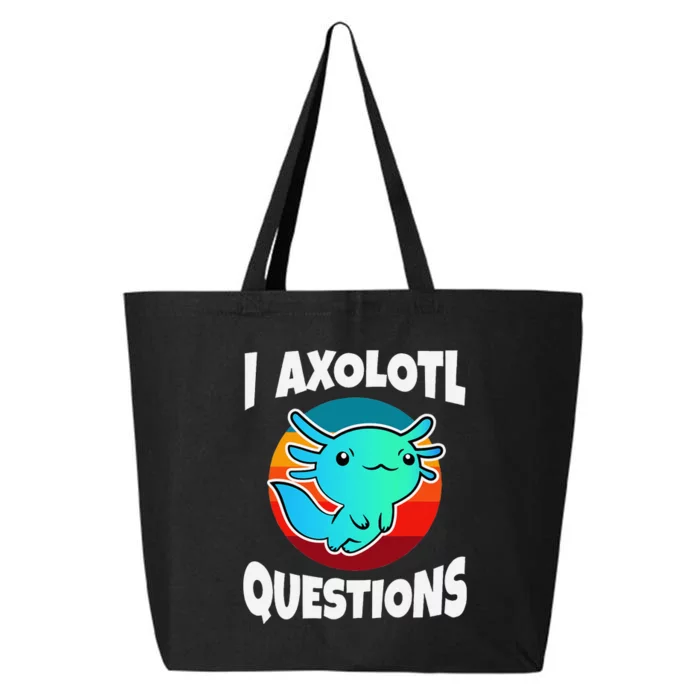 I Axolotl Questions Vintage 25L Jumbo Tote