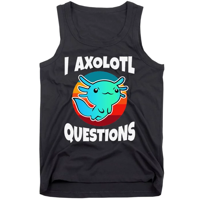 I Axolotl Questions Vintage Tank Top