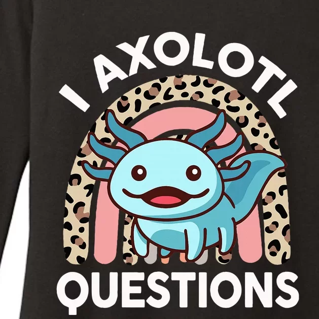 I Axolotl Questions Womens CVC Long Sleeve Shirt