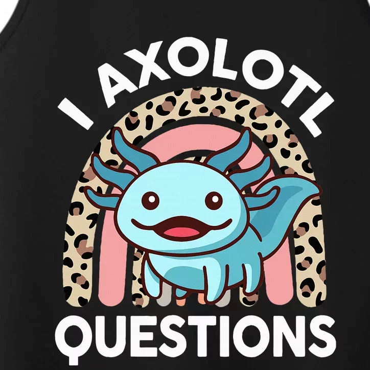 I Axolotl Questions Performance Tank