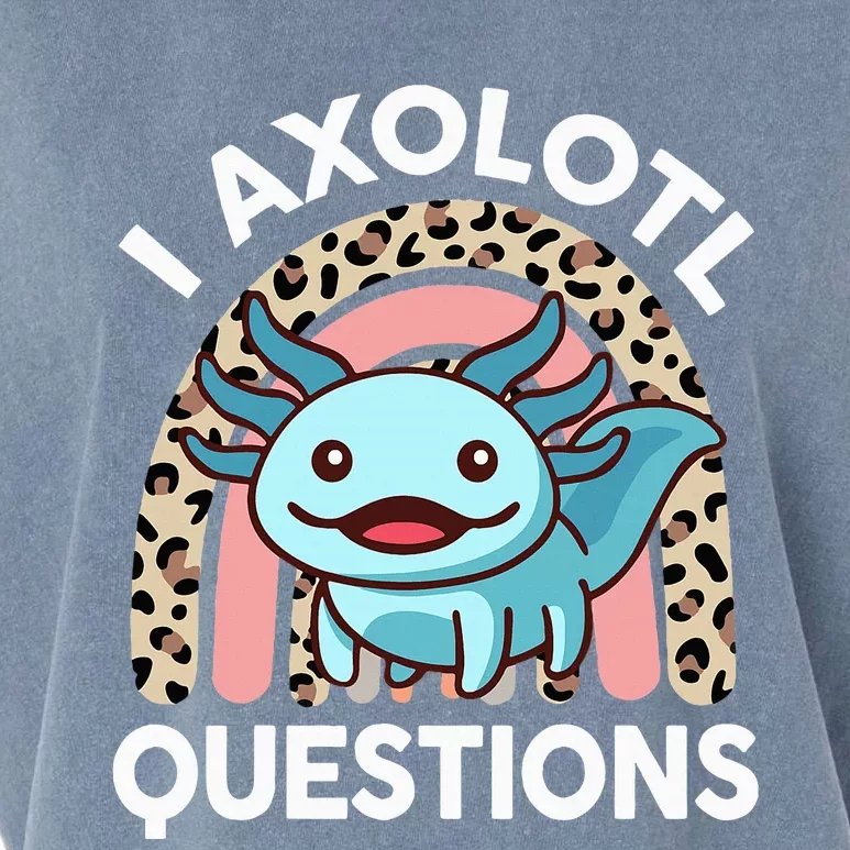 I Axolotl Questions Garment-Dyed Women's Muscle Tee