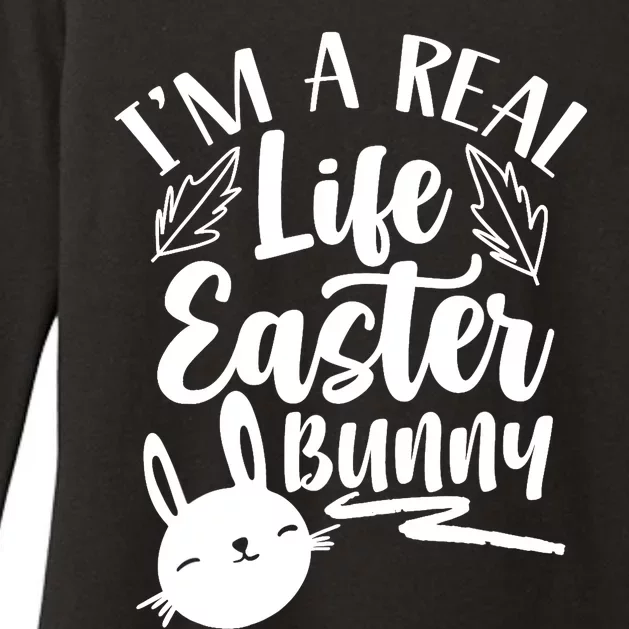 I'm A Real Life Easter Bunny Egg Happy Sayings Womens CVC Long Sleeve Shirt