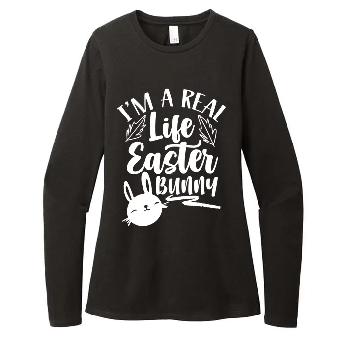 I'm A Real Life Easter Bunny Egg Happy Sayings Womens CVC Long Sleeve Shirt