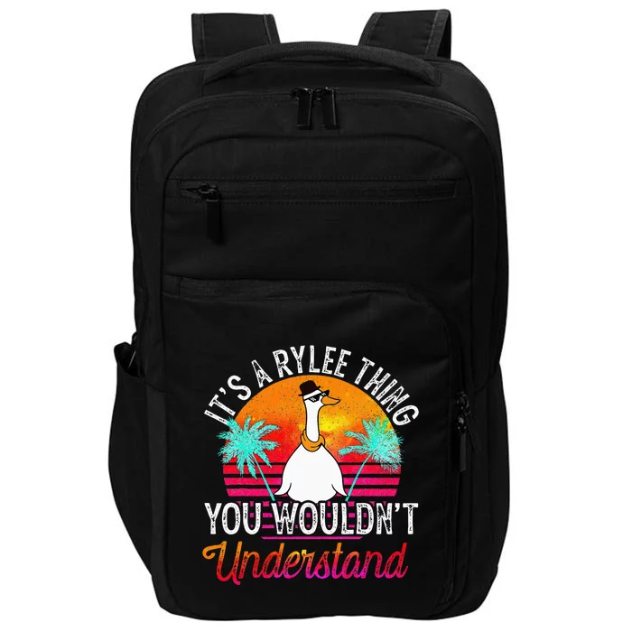 It's A Rylee Thing You Wouldn't Understand Funny Rylee Name Impact Tech Backpack