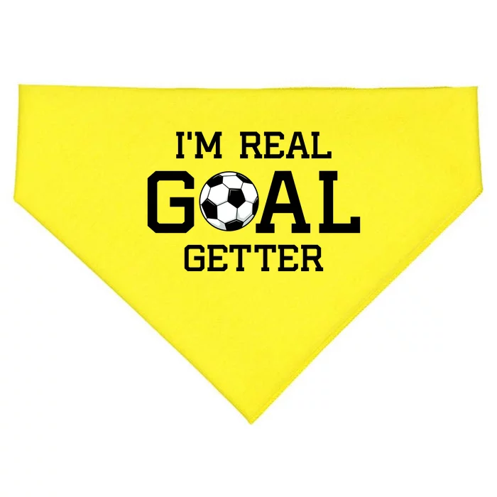 I'm A Real GOAL Getter Soccer USA-Made Doggie Bandana