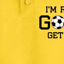 I'm A Real GOAL Getter Soccer Dry Zone Grid Performance Polo