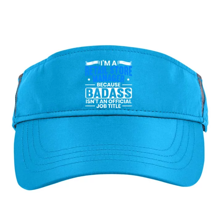 Im A Retail Store Ager Proud Retail Worker Profession Great Gift Adult Drive Performance Visor