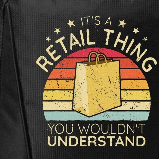 ItS A Retail Thing Checkout Retro Retail Store Worker City Backpack