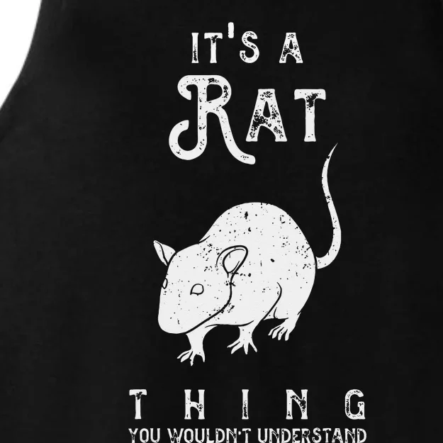 It's A Rat Thing Rat Funny Mouse Lover Cute Mice Ladies Tri-Blend Wicking Tank