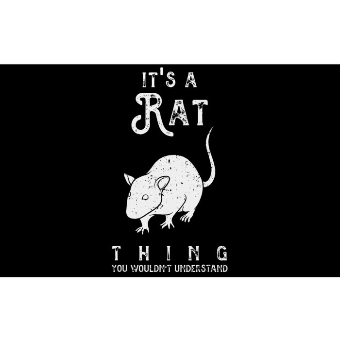 It's A Rat Thing Rat Funny Mouse Lover Cute Mice Bumper Sticker