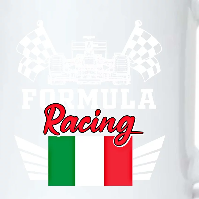 Italian Auto Race Italy Flag Formula Racing Car Blueprint Meaningful Gift Black Color Changing Mug