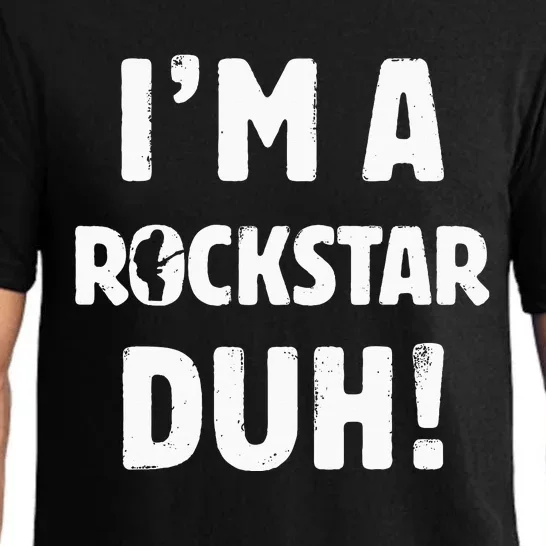 IM A Rockstar Duh Easy Halloween And Christmas Gift Pajama Set