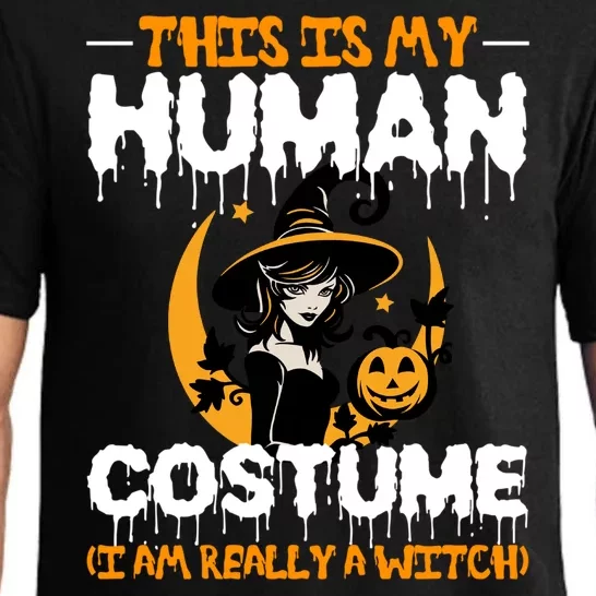 I Am Really A Witch Halloween Pajama Set