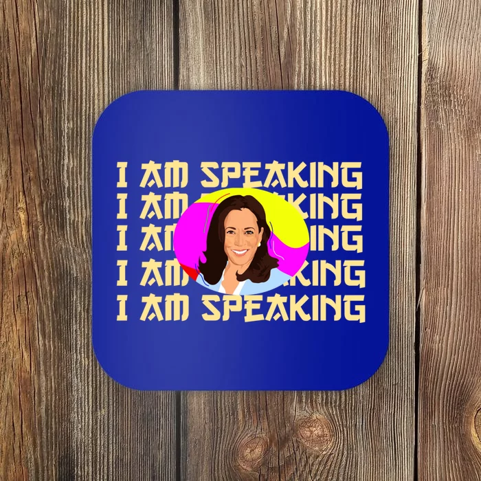 I Am Speaking Kamala Harris Gift Coaster