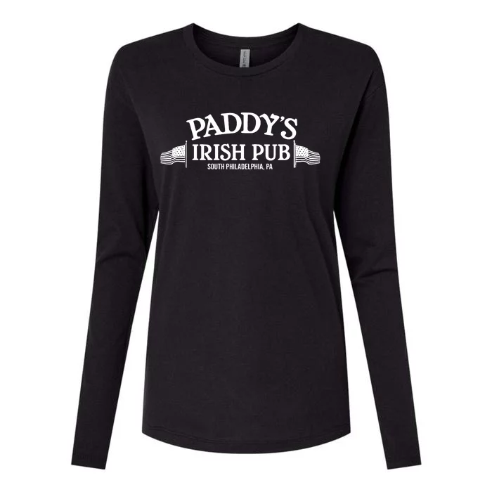 Its Always Sunny In Philadelphia Paddys Pub Logo Womens Cotton Relaxed Long Sleeve T-Shirt