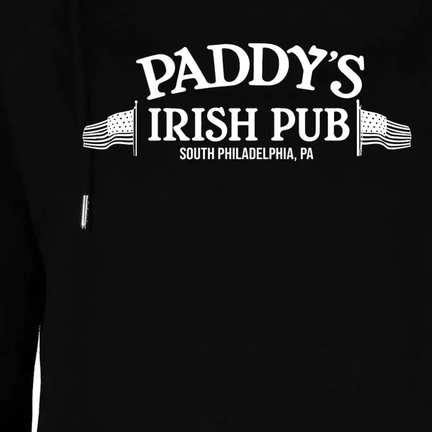 Its Always Sunny In Philadelphia Paddys Pub Logo Womens Funnel Neck Pullover Hood