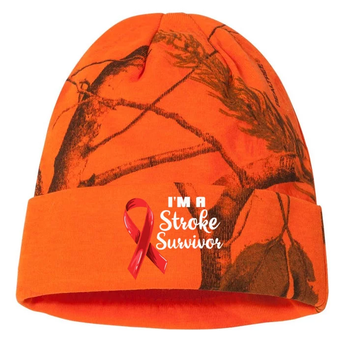 Im A Stroke Survivor Stroke Awareness Kati - 12in Camo Beanie